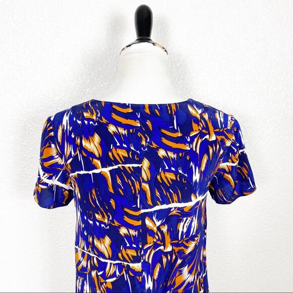 Kenzo Womens 100% Silk Torn Flowers Print Dress Size X-Small - Picture 9 of 13